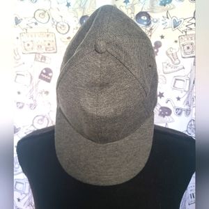 ATMOSPHERE Gray Jersey Cotton One Size Adjustable Adult Sport Activewear Pre Own